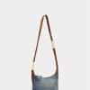 Sunset Indigo Wash/Lauren Damen Ralph Lauren Washed Denim Kleine Kassie Schultertaschen