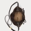 Tabakfarbene Ralph Lauren The Suede Pony Handtasche für Damen