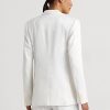 Weiße Blazer aus Leinenmischung von Ralph Lauren für Damen