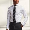 Weiße formelle Popeline-Hemden von Ralph Lauren Keaton für Herren