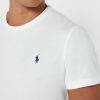 Weiße Herren Ralph Lauren Brust-Logo Rundhals T-Shirts