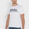 Weiße Herren Ralph Lauren Brust-Logo T-Shirts