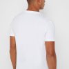 Weiße Herren Ralph Lauren Custom Slim Fit Baumwoll-T-Shirts