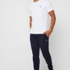 Weiße Herren Ralph Lauren Custom Slim Fit Baumwoll-T-Shirts