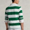 Weiße Herren Ralph Lauren Custom Slim Fit Bear Rugby Poloshirts