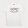 Weiße Herren Ralph Lauren Custom Slim Fit Polo Country T-Shirts