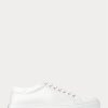 Weiße Herren-Sneakers „Severn“ aus Kalbsleder von Ralph Lauren