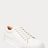 Weiße Herren-Sneakers „Severn“ aus Kalbsleder von Ralph Lauren