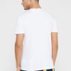 Weiße Herren-T-Shirts mit Rundhalsausschnitt und Logo von Ralph Lauren