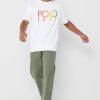 Weiße Herren-T-Shirts mit Rundhalsausschnitt und Logo von Ralph Lauren