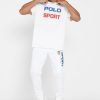 Weiße Jogginghose mit Ralph Lauren-Logo für Herren