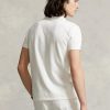 Weiße Poloshirts aus Mesh im Custom-Slim-Fit von Ralph Lauren für Herren