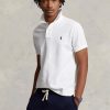 Weiße Poloshirts aus Mesh im Slim Fit von Ralph Lauren für Herren