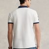 Weiße Poloshirts aus Mesh mit Big Pony-Print für Herren von Ralph Lauren