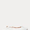 Weiße Ralph Lauren Ballerinas „The Pony“ für Damen