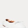 Weiße Ralph Lauren Ballerinas „The Pony“ für Damen