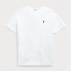 Weiße Ralph Lauren Classic Fit Heavyweight Jersey T-Shirts für Herren