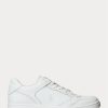 Weiße Ralph Lauren Court Sneakers für Herren
