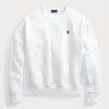 Weiße Ralph Lauren Fleece-Pullover für Damen