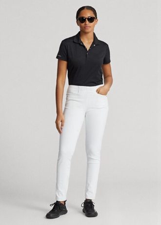 Weiße Ralph Lauren GolfStretch-Sporthose für Damen