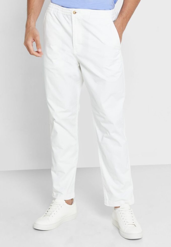Weiße Ralph Lauren Prepster Jogginghose für Herren