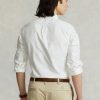 Weiße Ralph Lauren Slim Fit Oxford-Hemden für Herren
