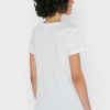 Weiße Ralph Lauren T-Shirts mit Rundhalsausschnitt und Grafik für Damen