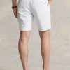 Weiße Ralph Lauren Tailored Fit Stretch-Twill-Shorts für Herren