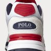 Weiße Ralph Lauren Trackster 200 Sneakers für Herren