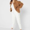 Weiße Strickhose mit hoher Taille von Ralph Lauren für Damen