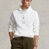 Weißer Ralph Lauren Doppelstrick-Hoodie für Herren