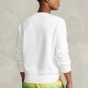 Weißes Fleece-Sweatshirt für Herren von Ralph Lauren Polo Sport